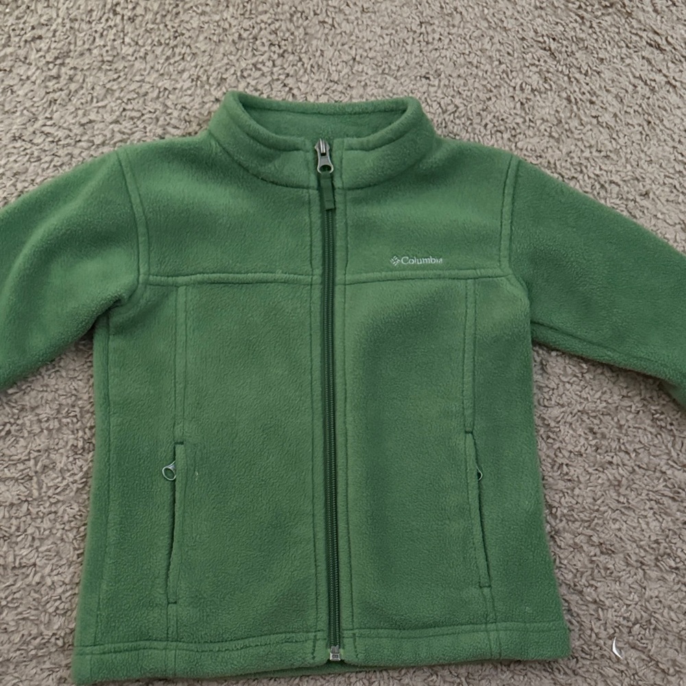 Columbia Forest Green Fleece Jacket